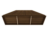 Gramercy Wardrobe Armoire Closet in Brown by Manhattan Comfort at Eve Furniture