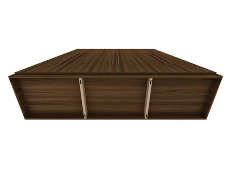 Gramercy Wardrobe Armoire Closet in Brown by Manhattan Comfort at Eve Furniture