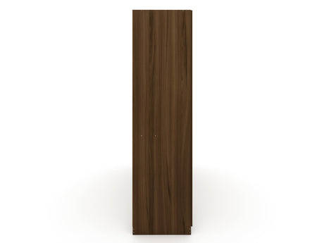 Gramercy Wardrobe Armoire Closet in Brown by Manhattan Comfort at Eve Furniture