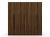Gramercy Wardrobe Armoire Closet in Brown by Manhattan Comfort at Eve Furniture