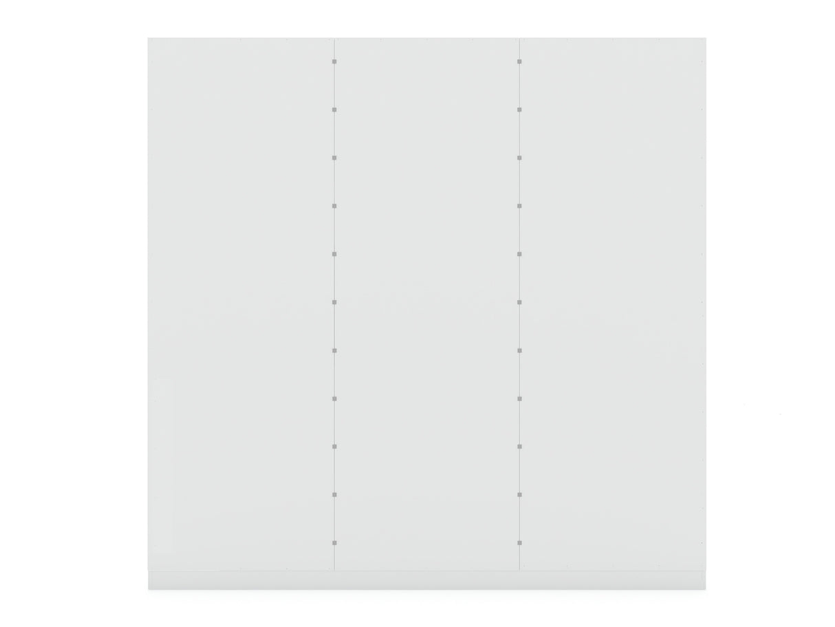 Gramercy Wardrobe Armoire Closet in White by Manhattan Comfort at Eve Furniture