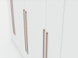 Gramercy Wardrobe Armoire Closet in White by Manhattan Comfort at Eve Furniture