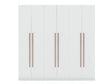 Gramercy Wardrobe Armoire Closet in White by Manhattan Comfort at Eve Furniture