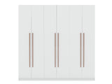 Gramercy Wardrobe Armoire Closet in White by Manhattan Comfort at Eve Furniture