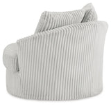 Gramwell Alloy Oversized Swivel Accent Chair by Ashley at Eve Furniture