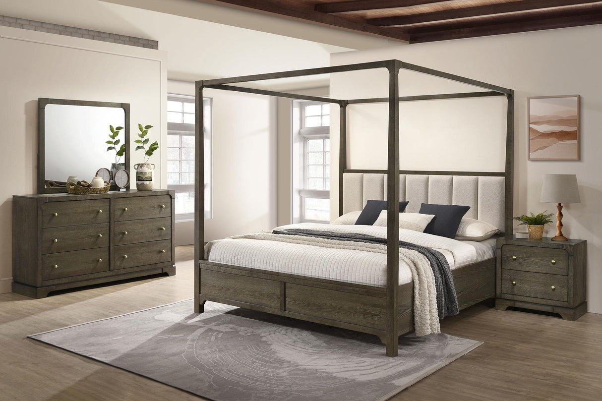 Gran Park Dark Cocoa 4-Piece Eastern King Bedroom Set