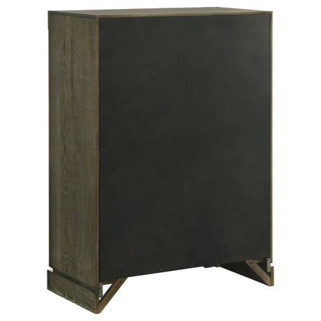 Gran Park 5-drawer Bedroom Chest of Drawers Dark Cocoa by Coaster at Eve Furniture