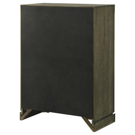Gran Park 5-drawer Bedroom Chest of Drawers Dark Cocoa by Coaster at Eve Furniture