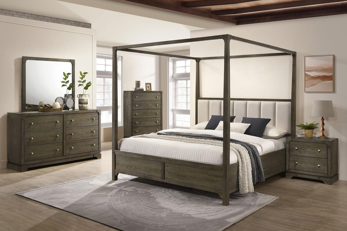 Gran Park Dark Cocoa 5-Piece California King Bedroom Set