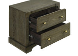 Gran Park Dark Cocoa 2-drawer Nightstand Bedside Table by Coaster at Eve Furniture