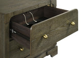 Gran Park Dark Cocoa 2-drawer Nightstand Bedside Table by Coaster at Eve Furniture