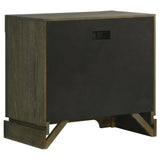 Gran Park Dark Cocoa 2-drawer Nightstand Bedside Table by Coaster at Eve Furniture