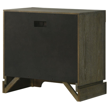 Gran Park Dark Cocoa 2-drawer Nightstand Bedside Table by Coaster at Eve Furniture