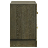 Gran Park Dark Cocoa 2-drawer Nightstand Bedside Table by Coaster at Eve Furniture