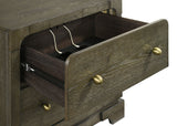 Gran Park Dark Cocoa 4-Piece Eastern King Bedroom Set by Coaster at Eve Furniture