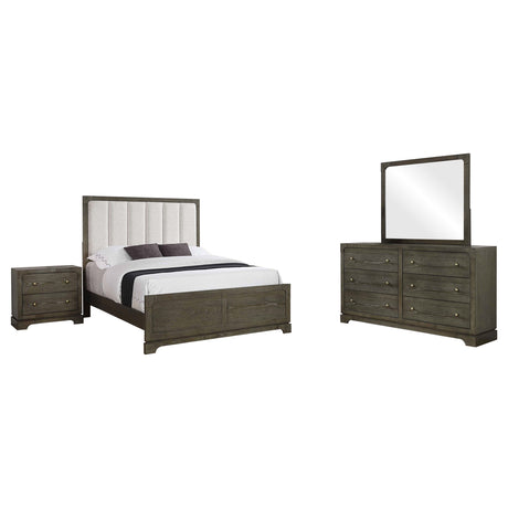 Gran Park Dark Cocoa 4-Piece Eastern King Bedroom Set by Coaster at Eve Furniture