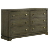 Gran Park Dark Cocoa 4-Piece Eastern King Bedroom Set by Coaster at Eve Furniture