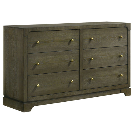 Gran Park Dark Cocoa 4-Piece Eastern King Bedroom Set by Coaster at Eve Furniture