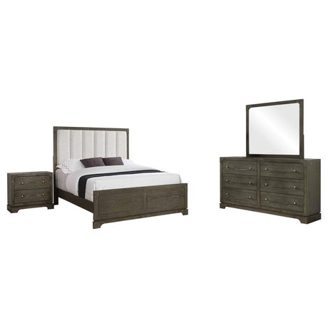 Gran Park Dark Cocoa 4-piece Queen Bedroom Set by Coaster at Eve Furniture