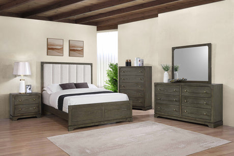 Gran Park Dark Cocoa 5-Piece Eastern King Bedroom Set by Coaster at Eve Furniture