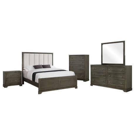 Gran Park Dark Cocoa 5-piece Queen Bedroom Set by Coaster at Eve Furniture