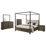 Gran Park Dark Cocoa 5-Piece Queen Bedroom Set by Coaster at Eve Furniture