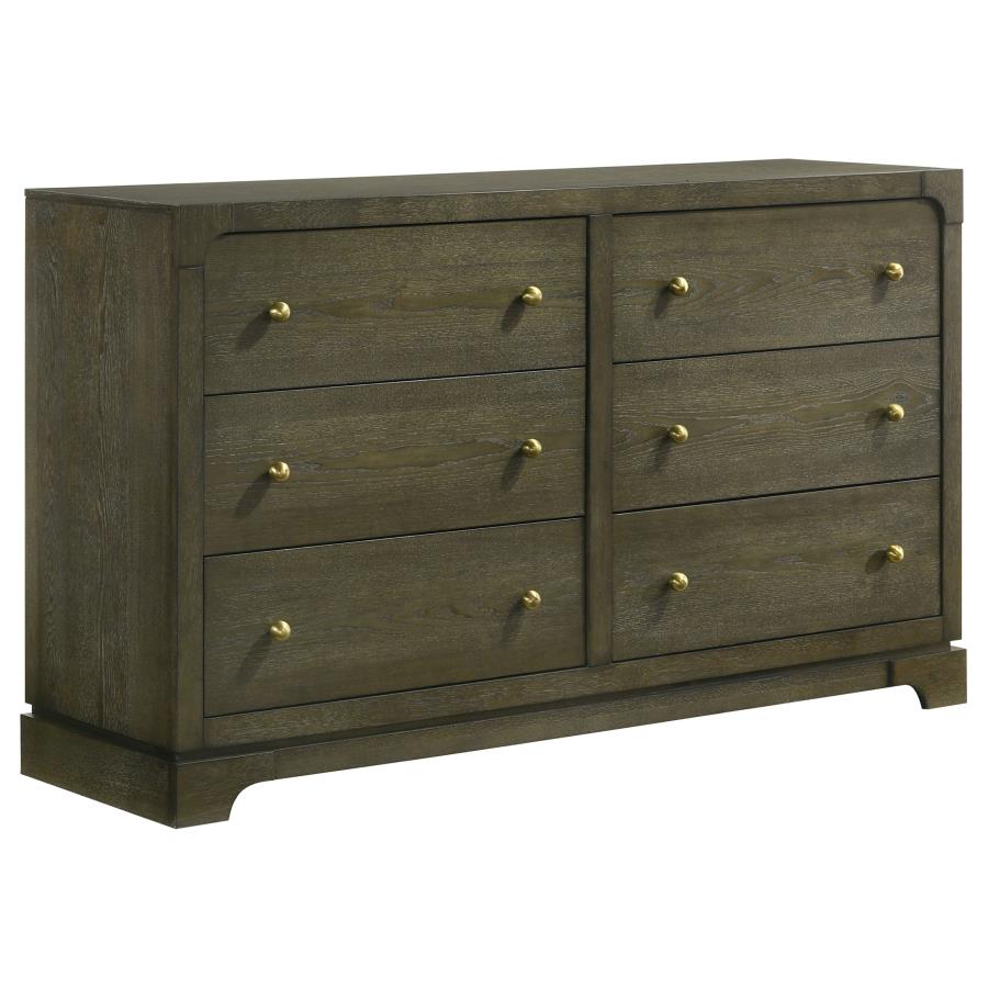 Gran Park Dark Cocoa 5-piece Queen Bedroom Set by Coaster at Eve Furniture