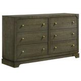 Gran Park Dark Cocoa 5-piece Queen Bedroom Set by Coaster at Eve Furniture