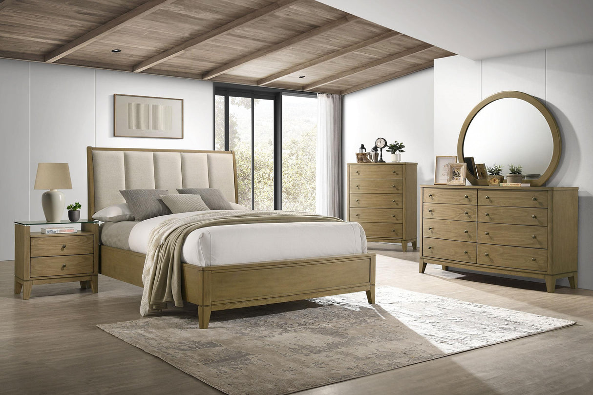 Granada Natural Pine 5-Piece Eastern King Bedroom Set