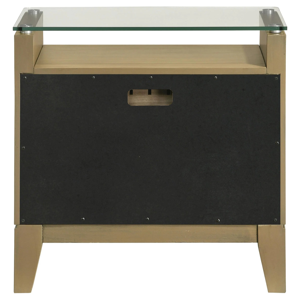 Granada Natural Pine 2-drawer Glass Top Nightstand by Coaster at Eve Furniture
