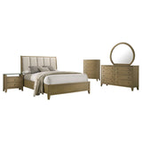 Granada Natural Pine 5-Piece Queen Bedroom Set by Coaster at Eve Furniture