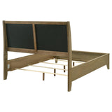 Granada Upholstered Eastern King Panel Bed Natural Pine