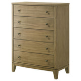 Granada 5-drawer Bedroom Chest of Drawers Natural Pine by Coaster at Eve Furniture