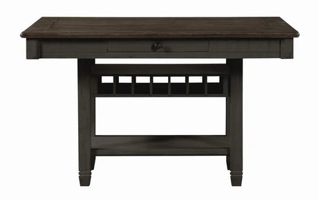 Granby Antique Black Counter Height Table by Homelegance at Eve Furniture