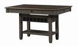 Granby Antique Black Counter Height Table by Homelegance at Eve Furniture