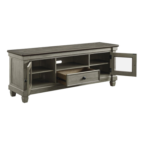 Granby Antique Gray 64" TV Stand by Homelegance at Eve Furniture