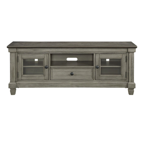 Granby Antique Gray 64" TV Stand by Homelegance at Eve Furniture