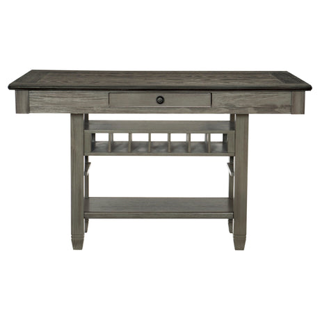 Granby Antique Gray Counter Height Set by Homelegance at Eve Furniture