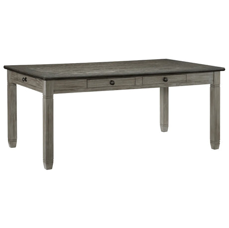 Granby Antique Gray Dining Set by Homelegance at Eve Furniture