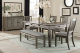 Granby Antique Gray Dining Set by Homelegance at Eve Furniture