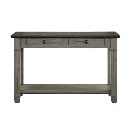 Granby Antique Gray Sofa Table by Homelegance at Eve Furniture