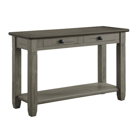 Granby Antique Gray Sofa Table by Homelegance at Eve Furniture