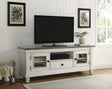 Granby Antique White 64" TV Stand by Homelegance at Eve Furniture