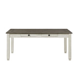 Granby Antique White Dining Set by Homelegance at Eve Furniture
