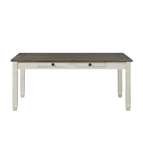 Granby Antique White Dining Set by Homelegance at Eve Furniture