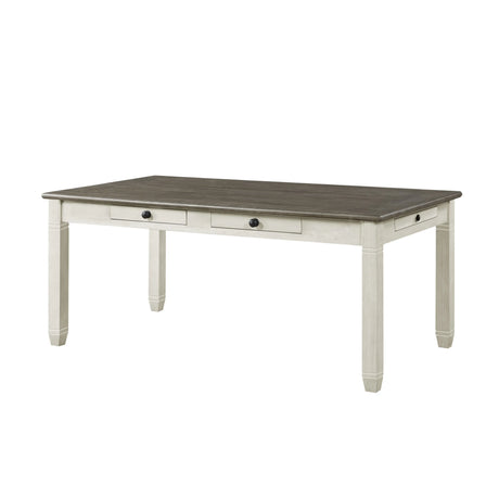 Granby Antique White Dining Set by Homelegance at Eve Furniture