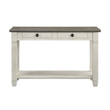 Granby Antique White Sofa Table by Homelegance at Eve Furniture