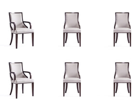 Grand 6-Piece Dining Chairs in Light Grey by Manhattan Comfort at Eve Furniture