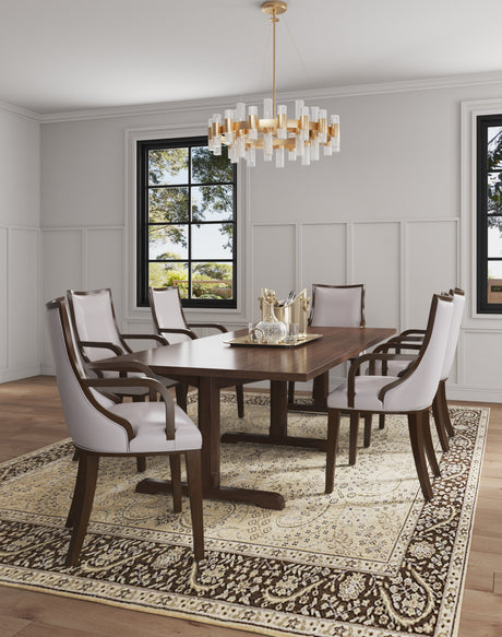 Grand 8-Piece Dining Chairs in Light Grey by Manhattan Comfort at Eve Furniture