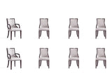 Grand 8-Piece Dining Chairs in Light Grey by Manhattan Comfort at Eve Furniture